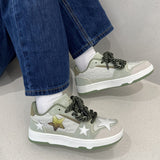 Stetnode back to school Grey Clear Star Sneakers