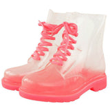 Stetnode Clear Lace Up Boots