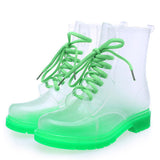 Stetnode Clear Lace Up Boots