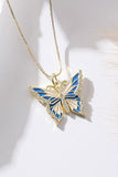 Stetnode Copper Butterfly Necklace