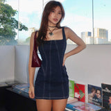 Stetnode summer dress spring outfit Ellison Denim Mini Dress