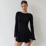 Stetnode summer dress spring outfit Gwen Long Sleeve Mini Dress