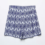 Stetnode Maci Blue Vintage Boho Shorts