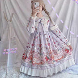 Stetnode Ruffled Puff Sleeve Bowtie Princesscore Dress