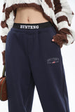 Stetnode back to school spring outfit RVNTENG Solid Color Baggy Loose Sweatpants