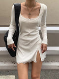 Stetnode summer dress spring outfit Lone Long Sleeve Mini Dress