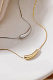 Stetnode Minimalist Water Drop Necklace