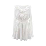 Stetnode Bohemian Feeling Ruffle Dress ~