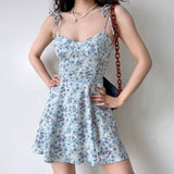 Stetnode Posie Bluebell Mini Dress