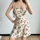 Stetnode Delicate Cherry Print Dress