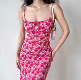 Stetnode Floral Paradise Midi Dress ~