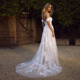 cybergoth dress to impress Wedding Dress 2024 Summer Women Lace Applique Sweetheart off Shoulder Backless Princess Bridal Party off Shoulder Wedding Dress