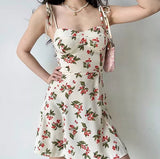 Stetnode Delicate Cherry Print Dress