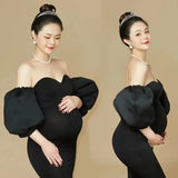 dress to impress divine being Pregnant Women's New Dress Photo Photography Clothing Fashion Pregnant Mommy Art Photo Hot Mom Big Belly Photo Studio Dress