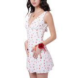 Stetnode summer dress spring outfit Aleysha Cherry Print Mini Dress