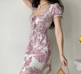 Stetnode Lina Landscape Painting Dress ~