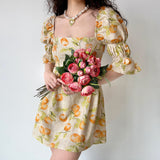 Stetnode Sweet Clementine A-Line Dress ~