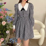 Stetnode Penny Houndstooth Doll Dress ~