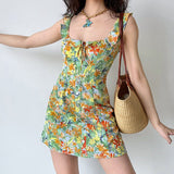 Stetnode Rainforest Painting Pocket Dress ~