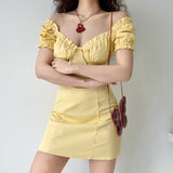 Stetnode Lemon Drop Puff Dress ~