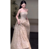 dress to impress codes Clothing 2024 New Bridal High-Grade Engagement Dress Light Luxury Niche Can Wear Summer French Wedding at Ordinary Times