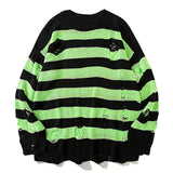 Stetnode Women Punk Destroyed Sweater