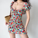 Stetnode 70s Funky Art Bubble Dress ~