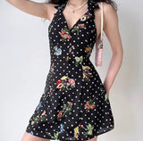 Stetnode Audrey Floral Bouquet Dress ~