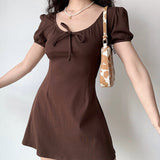 Stetnode Maribel Puff Sleeve Dress ~