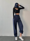 Stetnode back to school spring outfit Alanna Solid Color Loose Baggy Sweats Sweatpants