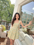 Stetnode Magical Meadow Floral Romper Dress ~