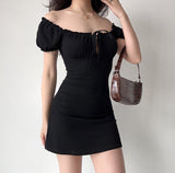 Stetnode Alix Black Puff Dress ~