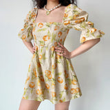 Stetnode Sweet Clementine A-Line Dress ~