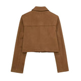 Stetnode Wrenna Faux Suede Jacket