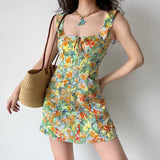 Stetnode Rainforest Painting Pocket Dress ~