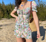 Stetnode Valencia Floral Seaside Dress ~