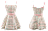 Stetnode Etoile Plaid Tweed Dress ~