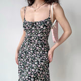 Stetnode Floral Paradise Midi Dress ~