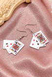 Stetnode Playing Cards Pendant Earrings