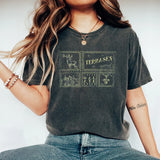 Stetnode Ollivanders Wand Shop Tshirt 100% Cotton Washed Distressed Top Dark College T Shirt Subtle Bookish Merch Y2K Top