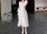 Stetnode Aiertu Spring Summer New Women Elegant Midi Dresses Party Holiday Backless Prom Mixi Clothes Vestidos Robe