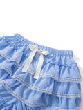 Stetnode Women Lace Ruffle Shorts Kawaii Lolita Bloomers Layered Boxer Shorts Cute Pumpkin Pants Boy Shorts Bottoms