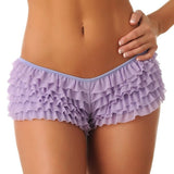 Stetnode Y2K Kawaii Cute Pettipants Coquette Girl Boy Shorts Panties Sexy Ruffles Multi-layers Underwear Elastic Boxer Briefs with Bow