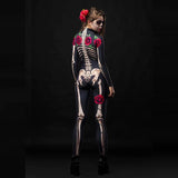 Stetnode Gothic Jumpsuits Women Clothes Punk Slim High waist Skull Halloween Bodysuit Streetweawr Hip Hop 2024 Jumpsuit Femme Funny Pants