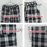 Stetnode Harajuku Black White Plaid Pants Women 2024 Oversized Wide Leg Trousers Female Korean Style High Waist Checkered Pants Female