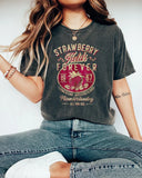 Stetnode Old School Band Tees Beatle Strawberry Fields Rock Band Unisex Top 100% Cotton Tee Casual Loose Retro Shirt Y2K Top Streetwear