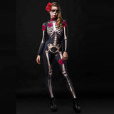 Stetnode Gothic Jumpsuits Women Clothes Punk Slim High waist Skull Halloween Bodysuit Streetweawr Hip Hop 2024 Jumpsuit Femme Funny Pants