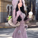 Stetnode The Hooded Snowdrift Fairy Cottagecore Fairycore Princesscore Coquette Kawaii Dress