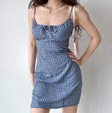 Stetnode Mediterranean Blue Mini Dress