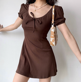 Stetnode Maribel Puff Sleeve Dress ~